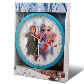 Elsa Frozen - Nástenné hodiny Frozen II Elsa Anna batérie zadarmo!