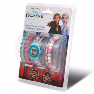 Elsa Frozen - Frozen II Watch - Land of Ice 2 + Náramky
