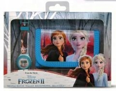 Elsa Frozen - Frozen 2 Digitálne hodinky s portfóliom WD20751 CA