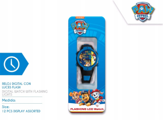 PAW Patrol - Digitálne hodinky Svetelný pes Patol