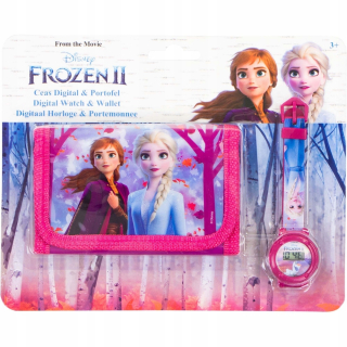 Elsa Frozen - Hodinky + peňaženka zmrazená 2 krajiny ľadu