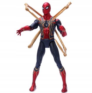 SPIDERMAN - Iron Spiderman Toy Model Doll Ornament