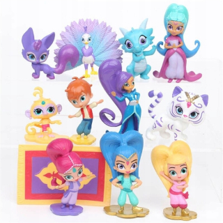 Shimmer a Shine - Sada 12 figúrov Bajka Shimmer a Shine Nick JR