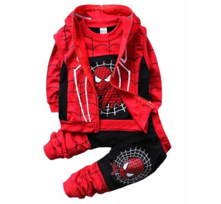 SPIDERMAN - Sada 3 kusov bunda bundcet nohavice Spiderman 80