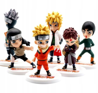 NARUTO - Sada 6 kusov Obrázok Naruto Kakashi Sakura Sasuke