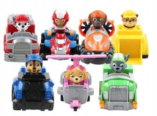 PAW Patrol - Sada 7 kusov PSI PATROL Everest Tracher Vozidlá