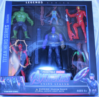HULK - Avengers Hulk Thonas Legend 6 figúrky