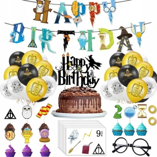 HARRY POTTER - Balóny Harry Potter nastaviť dekoráciu na narodeniny
