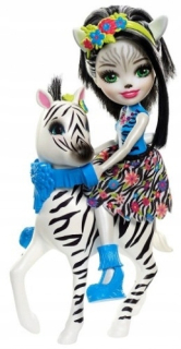 ENCHANTIMALS - Set ENCHANTIMALS FKY75 DOLLY BIGH ZEBRA
