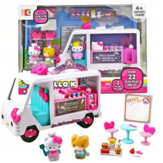 HELLO KITTY Sada figúrkov hračka víla rozprávka Hello Kitty Cafe