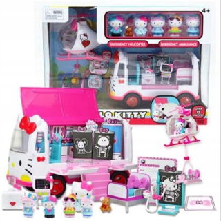 HELLO KITTY Sada figúrstva hračky hello mačiatko nemocnice