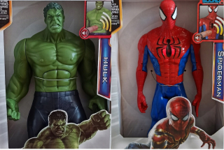 SPIDERMAN - Sada HULK + Spiderman Spider Man pohybujúce sa figúrka