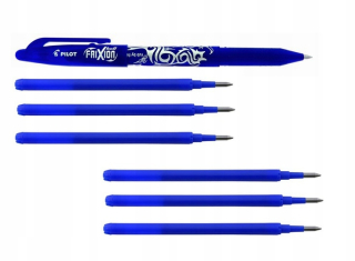 Sada pera Pilot Frixion + 6 mazateľných náplní