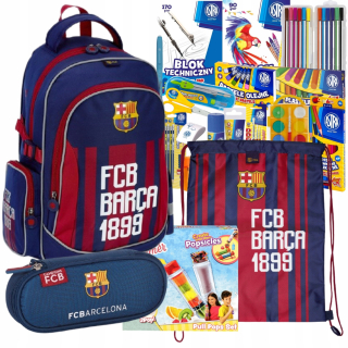 Školská taška - batoh, set, zostava - Sada školských batohov. Letné doplnky Barcelona