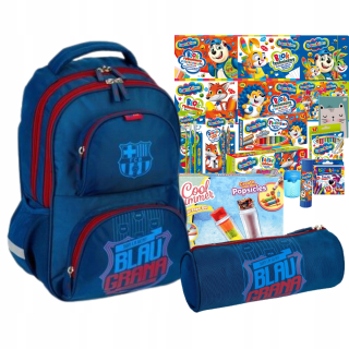 Školská taška - batoh, set, zostava - Školský batoh Kit Layette Peračník Barcelona