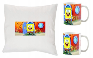 Spongebob - * SET * SPONGEBOB CUSHION + MUG