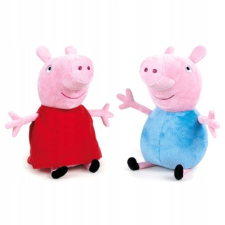 Pepa Pig - Sada Peppa a Georgea 28 cm. Dvaja maskoti