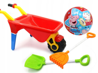 Pepa Pig - Kit Babe Grabie Shovel + Ball Čerpadlo Peppa