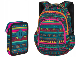 Set aztécky motív BACKPACK s ceruzkou záruka