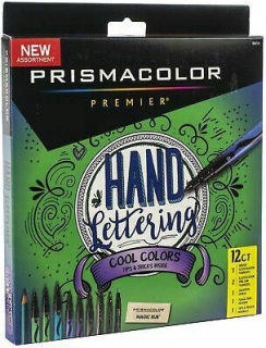 PRISMACOLOR pastelky - PRISMACOLOR 12 ELEM CALLIGRAPHY KIT