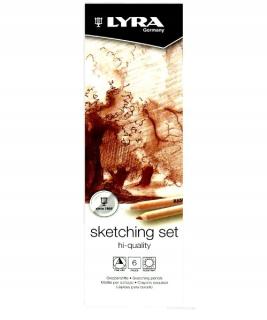 Kit pre skicovanie LYRA SKECHING SET - 6 ELEME