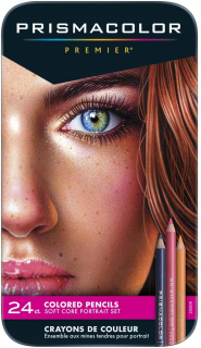 PRISMACOLOR pastelky - Premier PrisMacolor CRAYONS - Portrét, 24 K