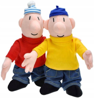 Sada Pat a Mat maskoti z Rozprávka 36 cm