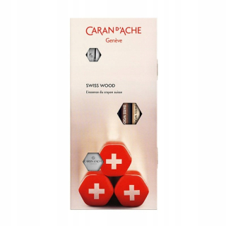 Sada CARAN D'ACHE SWISS WOOD CEVILS, HB, 2PC +