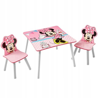 Minnie Mouse - Stolová sada a 2 stoličky pre deti MOUNDING MINNIE