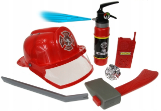 Požiarnik Sam - Fire Set Little Firefighter Sam Helmet Fire Hassüisher!
