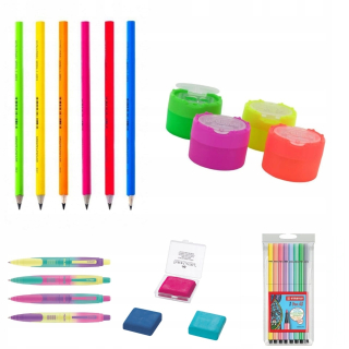 Školská sada 5in1 Celková ceruzka ceruzka Eraser ceruzka