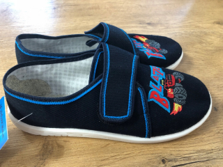 Blaze a Monster autá - Zetpol Textilná obuv Daniel Navy Blue R.33