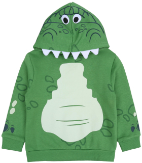 TOY STORY - Zelená mikina Dinosaur Rex Toy Story
