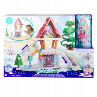 Zimná chata Enchantimals Bunny Jump Set