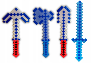 MINECRAFT - _ Changeling AX Lopata Pickup Minecraft LED zvuk
