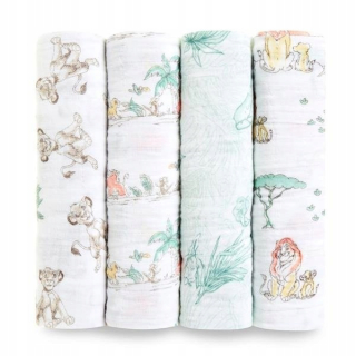 Leví kráľ - Aden + Anais. Mulinowy Disney Disney King Lion 4ks