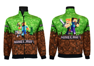 MINECRAFT  - Mikina Minecraft Dress Deti A32 Veľkosť 158