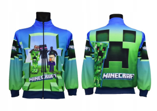 MINECRAFT - Mikina Minecraft Detská mikina M2 Veľkosť 158