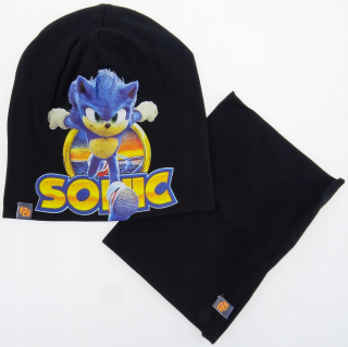 SONIC hračky - Sonic komínová čiapka nastavená veľkosť 50-54 vzor 105