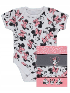 Minnie Mouse - Disney_56-62_5 Pack_ Body krátke bez rukávov