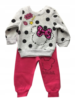 Minnie Mouse - Mikina sada s myšou Minnie 80/86