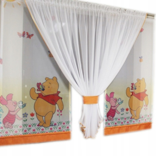 Minnie Mouse - Curtain + 2 Panely 6 návrhy myši, Zosia, Winnie ....