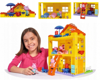Pepa Pig - Peppy 18M + potrubné bloky vhodné pre LEGO DUPLO