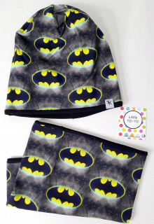 BATMAN -  Nastaviť komínový viečko Batman Grey Yellow 54