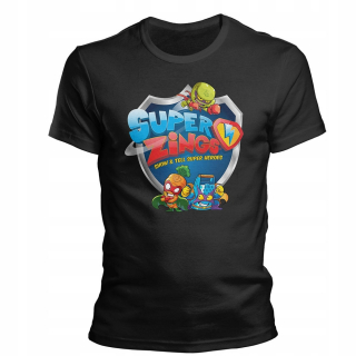 SUPER ZINGS - Detské tričko Super Zings Black Luxing 158