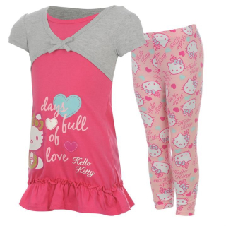 HELLO KITTY KPL TUNIC GETRE HELLO KITTY 5/6 L 110/116 cm