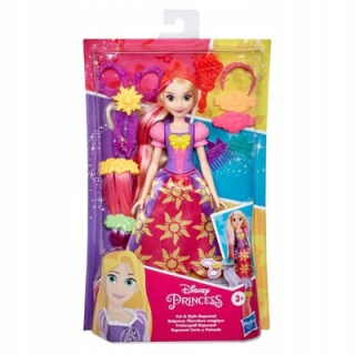 Rapunzel má veľmi dlhé vlasy a vďaka zábavnému kaderníctvu Rapunzela sa jej vlasy stávajú ešte