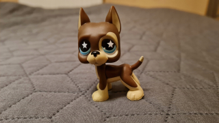 Littlest Pet Shop - LPS pes Unicode # 817 Littlest Pet Shop (hviezdičky)