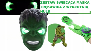 HULK - Hulk Mask + Chip Launcher Shooting rukavice