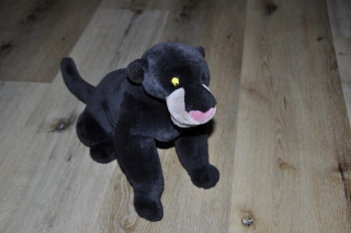 krásny čierny panter bagera maskot The Jungle Book 35 cm